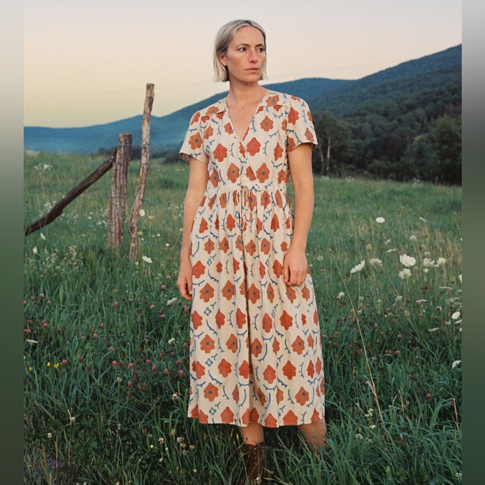 *SOLD*Christy Dawn Dress Oak Leaf XS